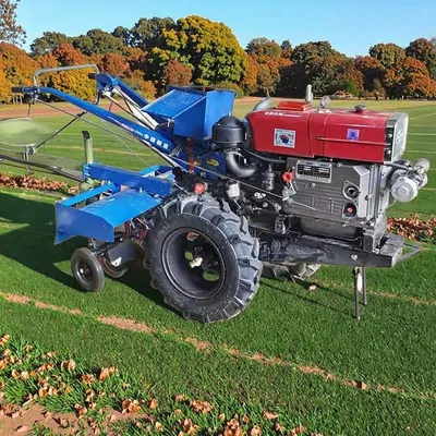 2025 YH China 10HP 12HP 15HP 20HP Hand Push Powered Power Tiller Two Wheels Walking Tractor Price