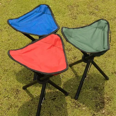 Outdoor Klapp Dreieckigen Hocker Stuhl Tragbare Angeln Stuhl Camping Kleine Bank Faltbare Hocker Haushalt Täglichen Lagerung Hocker
