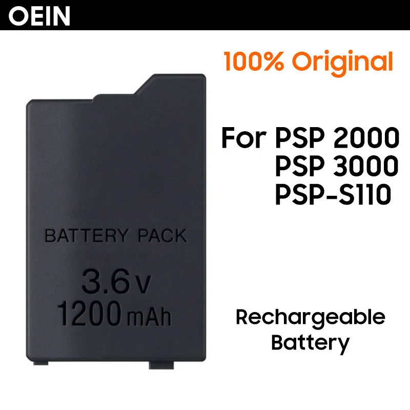 3,6 V 1200 mAh Für SONY Wiederaufladbare Lithium-Batterie Für PSP2000 PSP3000 PSP 1000 2000 3000 PSP-S110 PlayStation Portable Gamepad Image