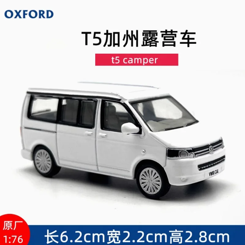 OXFORD Diecast 1:76 Maßstab VW T5 Camper Van Auto Legierung Simulation Auto Modell Klassiker Erwachsene Souvenir Geschenk Statische Anzeige Image