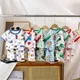 2PCS Children Clothing Set Child T-shirt Suit Summer Cotton New Girls Shorts Clothes Baby Boys Short Sleeve Kid Clothes
