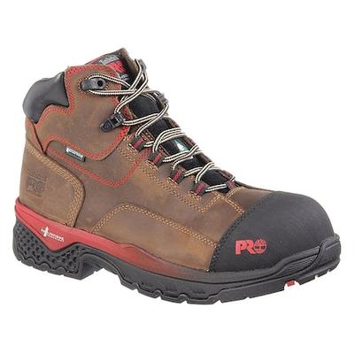 TIMBERLAND PRO TB1A1WSB214 Men's Composite Toe 6-Inch Work Boot, Brown, 12, W,