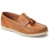 Base London Bonito Herren Mokassins aus gebranntem Tan-Leder