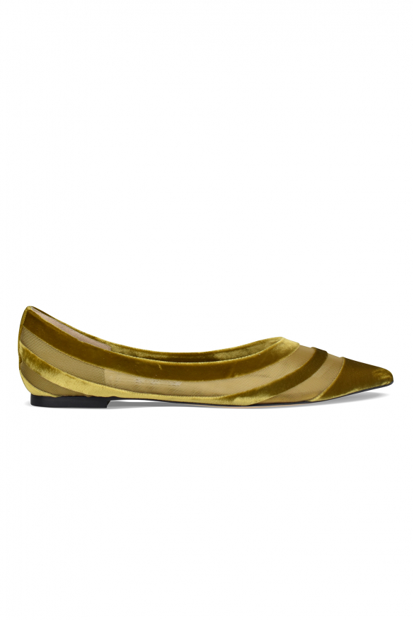 Jimmy Choo Ballerinas Love Grün 35,5 EU/IT