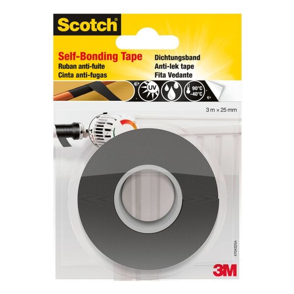Scotch Selbstverschweißendes Reparaturband 25 mm/3 m schwarz, 2.5 cm Image