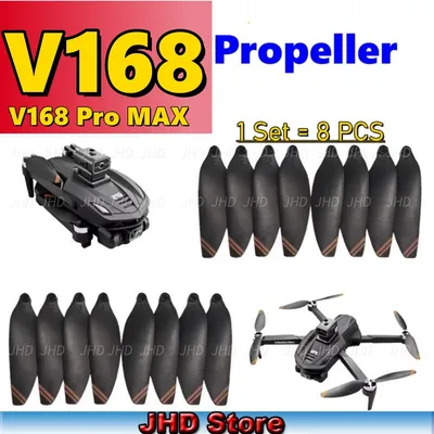 JHD Original V168 Pro MAX Drone Propeller Drone Blades Maple Leaf V168 Pro Spare Propellers V168