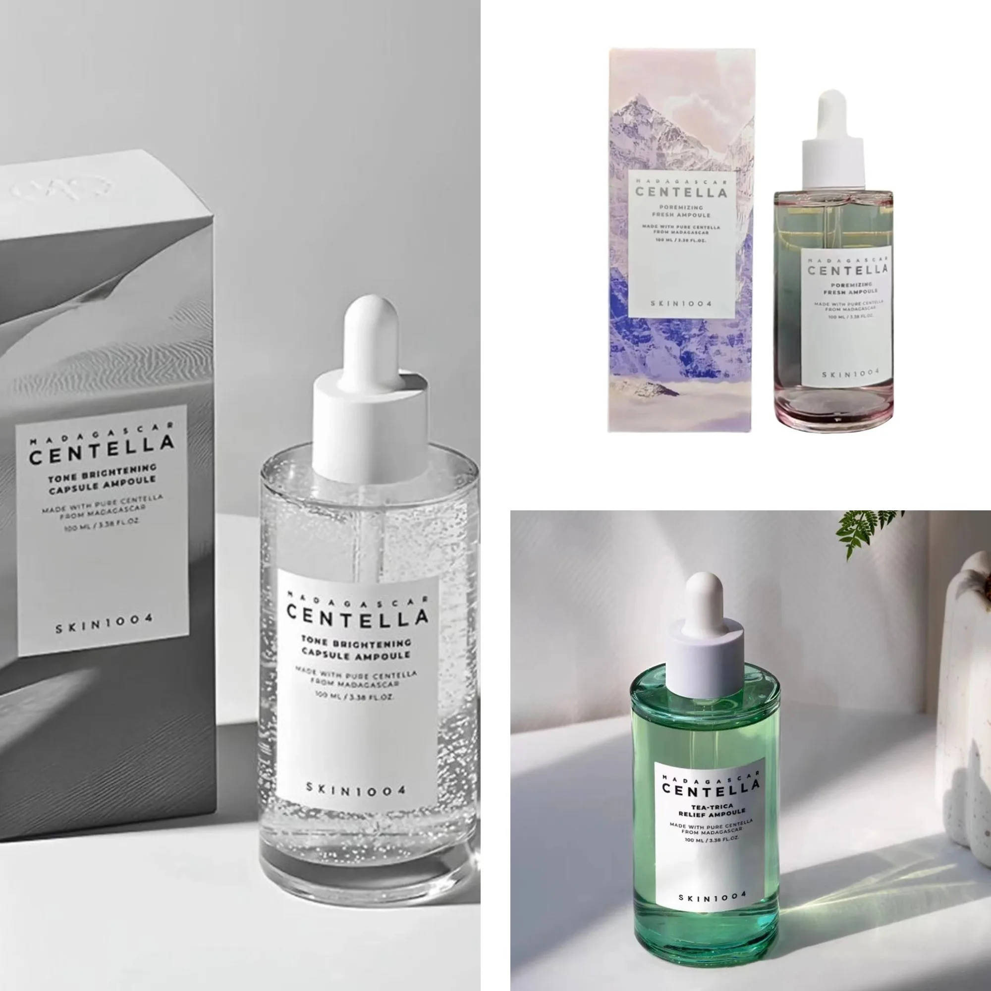 Centella Toner Original sérum Centella Asiatica Ampoule Essence hydrater pour peau sensible acné supprimer soin du visage Lotion soin