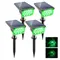 1/2/4 pièces lumière verte solaire extérieure lumière de jardin solaire lumière de paysage IP65