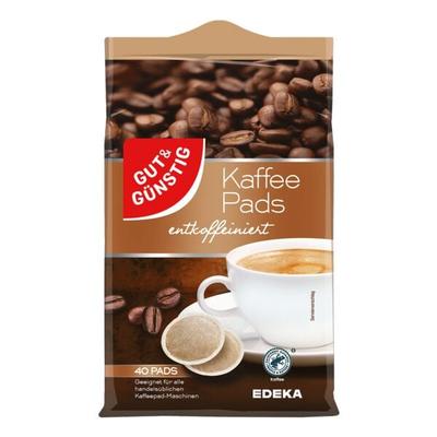 Gut und Günstig 40er-Pack Entkoffinierte Kaffepads »Decaf« 280 g Image