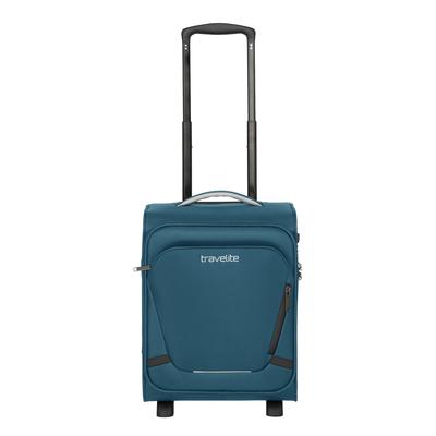 Handgepäck-Trolley TRAVELITE "JETPACK Wings 2 Cabin, konzipiert für Eurowings", Gr. B/H/T: 30cm x 40cm x 25cm 25 l, blau (petrol), Polyester, unifarben mit Farbeinsätzen, Koffer, Weichgepäck-Koffer Handgepäck für die meisten gängigen Airlines