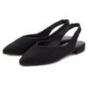 Ballerina LASCANA, Damen, Gr. 39, schwarz, Obermaterial: 100% Textilmaterial. Futter: 100% Lederimitat. Decksohle: 100% Lederimitat. Laufsohle: 100% Synthetik, unifarben, Strukturmuster, feminin, Schuhe Slingpumps, Sling-Ballerina mit elastischem...