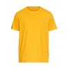 T-Shirt CAMEL ACTIVE, Herren, Gr. XL, gelb (sunflower), Jersey, Obermaterial: 100% Baumwolle, unifarben, bestickt, casual, normal hüftbedeckend, Rundhals, Kurzarm, Shirts, mit Logo-Stickerei