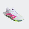 Fußballschuh ADIDAS PERFORMANCE "PREDATOR CLUB FG/MG", Gr. 45, cloud weiß, lucid pink, lucid lemon, Synthetik, sportlich, Schuhe, für Rasenplätze