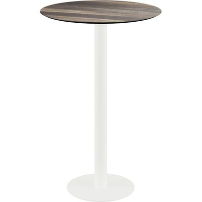 Klapptisch ESSENTIALS "Urban", weiß, tropical wood, weiß, B:70cm H:109,2cm T:70cm, Pulverbeschichteter Stahl, Tische, in verschiedenen Ausführungen Image