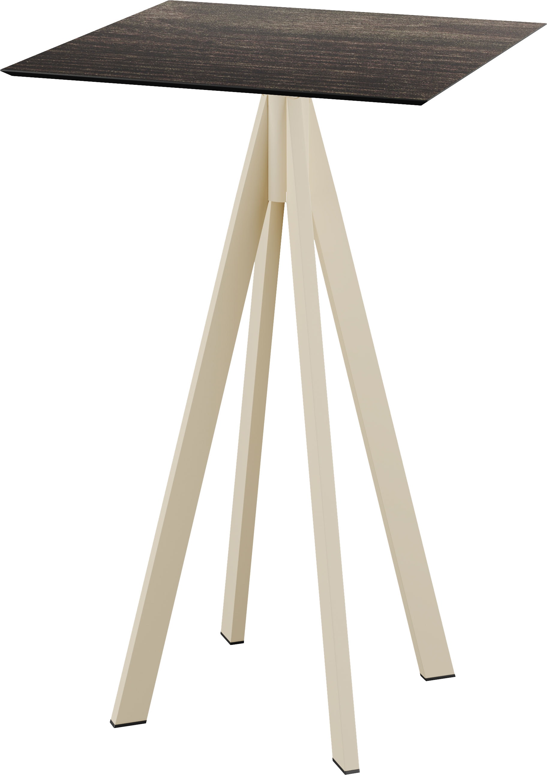 Klapptisch ESSENTIALS "Infinity", beige (sand, riverwashed wood, sand), B:70cm H:109,2cm T:70cm, Stahl/HPL Tischplatte, Tische, in verschiedenen Ausführungen