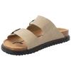 Sandale O'NEILL "VINCE SLIDER MEN LOW", Gr. 47, beige (oatmeal), Synthetik, sportlich, Schuhe