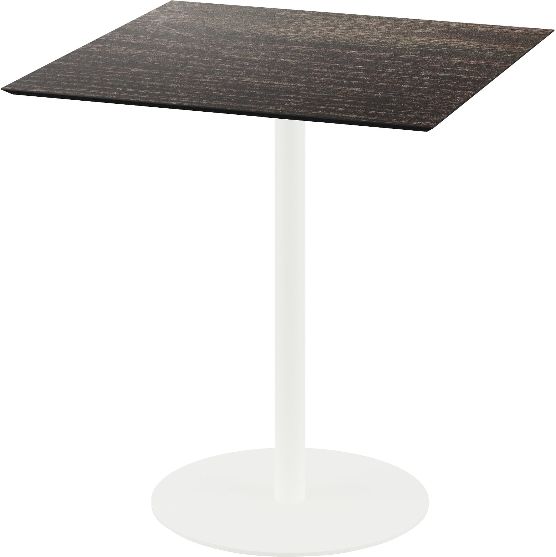 Klapptisch ESSENTIALS "Urban", weiß (weiß, riverwashed wood, weiß), B:70cm H:73,2cm T:70cm, Pulverbeschichteter Stahl, Tische, in verschiedenen Ausführungen