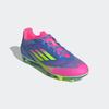 Fußballschuh ADIDAS PERFORMANCE "F50 CLUB FG/MG", Gr. 47, blau fusion, lucid lemon, lucid pink, Synthetik, sportlich, Schuhe, für Rasenplätze