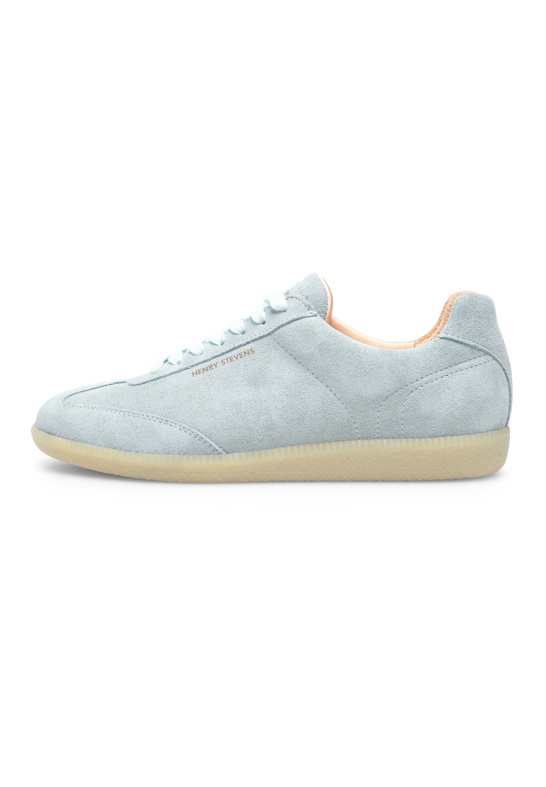 Sneaker HENRY STEVENS "Sophia TIS", Damen, Gr. 38, blau (blaugrau), Kalbsvelours, Schuhe Sneaker