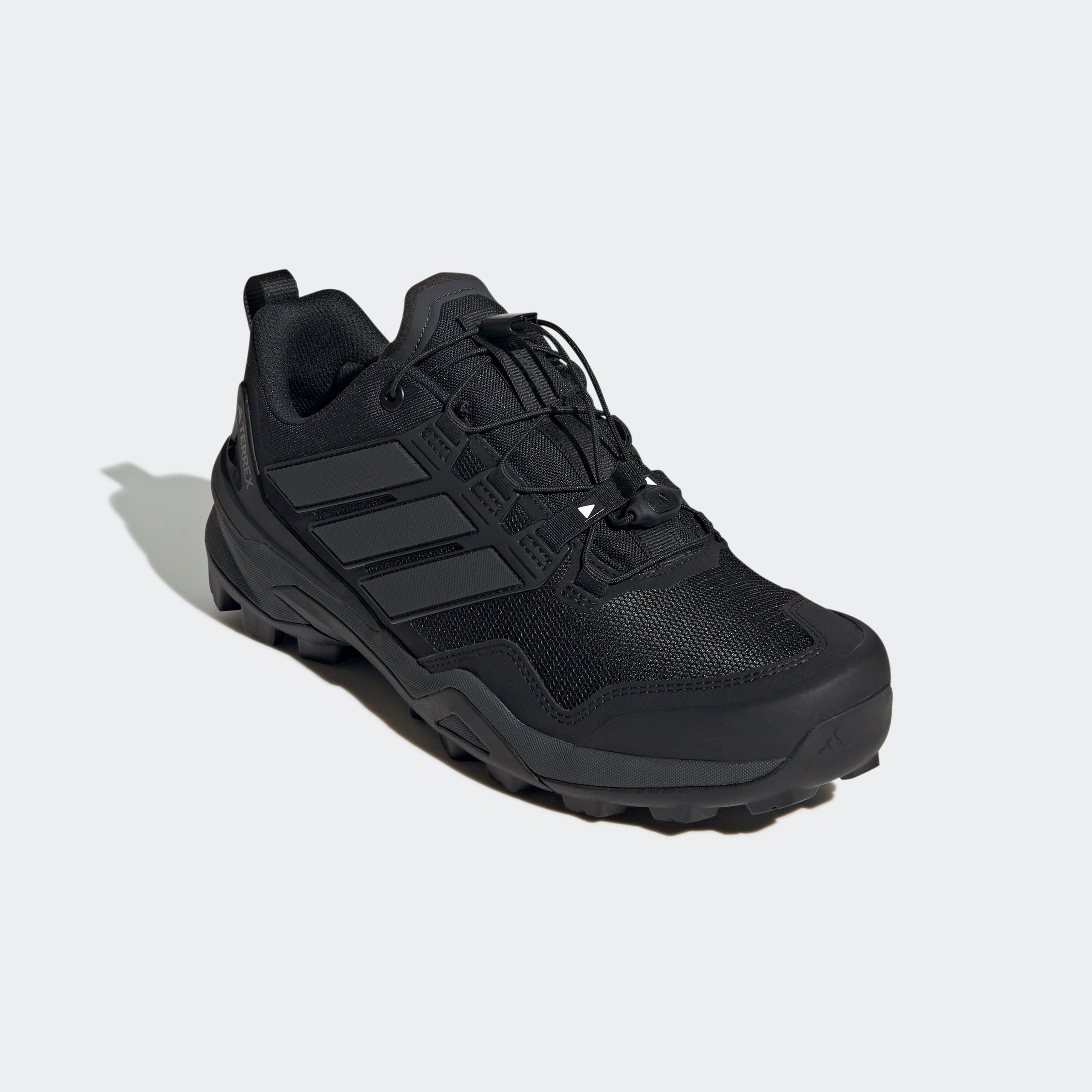 Wanderschuh ADIDAS TERREX "TERREX SKYCHASER", Damen, Gr. 42, schwarz (core schwarz, core schwarz, carbon), Synthetik, Textil, Schuhe Wanderschuh