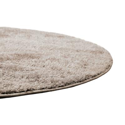 Teppich HOMIE LIVING "Flavio", beige (sand beige), B:133cm H:30mm L:200cm, Polypropylen, Teppiche, Hochflor, gewebt, weich, uni, Wohnzimmer, Schlafzimmer, waschbar Image