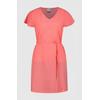 Tunikakleid LUHTA "Luhta Kleid GUNNARS", Damen, Gr. 42, EURO-Größen, rot (hellrot), 55% Leinen, 45% Baumwolle, Kleider