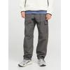 Cargohose JACK & JONES "JPSTKANE BARKLEY CARGO PANT NOOS", Herren, Gr. 28, Länge 32, grau (castlerock), Web, Obermaterial: 100% Baumwolle, unifarben, modisch, relaxed fit knöchellang, Hosen