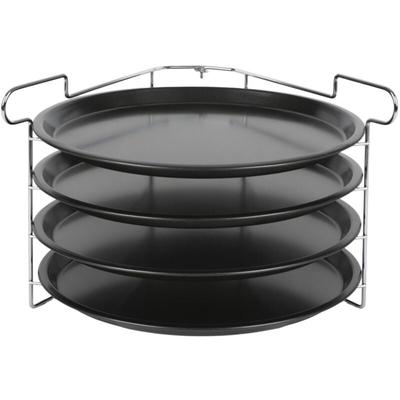 Pizza-Backblechset 5-teilig 30cm Pizzablech Pizzabackform Pizzaform Backform Pizzabackset Image