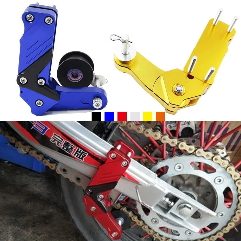 Motorradzubehör Kettenspanner Biegebalken Autospanner Anti-Rutsch-Gerät Kettenführung Automatischer Kettenspanner Spanner Image