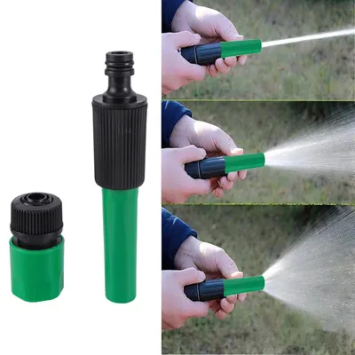 Spray Nozzle Water Gun High Pressure Direct Spray Sprinkler Quick Connector Hose Adjustable Pressure Washer Garden Sprinkler