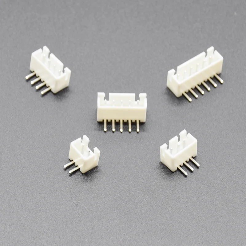 50 Teile/los 2P 3P 4P 5P 6P terminal 2,54mm Pitch XH Für PCB JST XH 2,54 Rechten Winkel Pin Header Stecker Image
