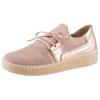Slip-On Sneaker GABOR, Damen, Gr. 44, rosa (altrosa), Textil, Ziegenleder, metallic, sportlich, Schuhe, Slipper, Schlupfschuh, Plateausneaker mit Best Fitting-Ausstattung