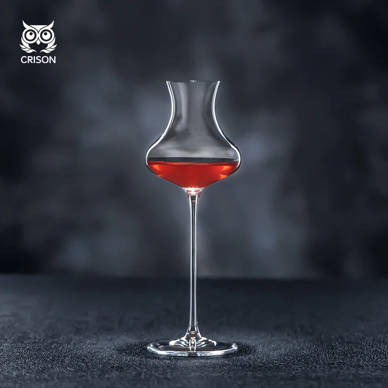 TT6203 CRISON Kristall Tulpe Form Verkostung Glas Kreative Becher Cocktail Gläser Whisky Duftenden Tasse für Party Bar Drink