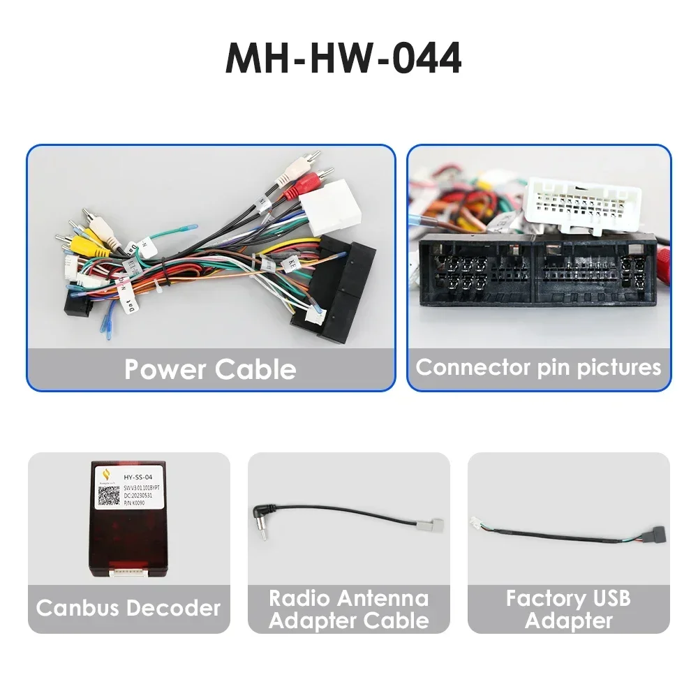 Hizpo spezielle MH-HW-044 draht kabel arbeit für kia ceed 2012-2016 auto multimedia player mit werkseitiger rückfahr kamera funktion Image