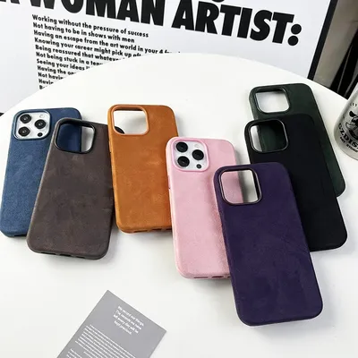 Solid Color Matte Suede Magsafe Phone Case For iPhone 16 15 14 13 12 Pro Max Plus Wireless Charging