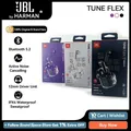 Cuffie True Wireless JBL TUNE FLEX originali al 100% unità Driver da 12mm Bluetooth 5.2 auricolare Bluetooth traslucido IPX4