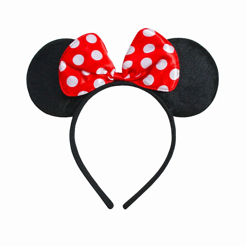 Fascia per capelli con orecchie di Topolino stile anime, ornamento per capelli, fascia per capelli Topolino, fiocco Minnie, fascia per capelli coreana, fermaglio per capelli, regali per ragazze