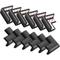 A 10 Pièces Coin De Table Protection Bebe, Protections Coins en Caoutchouc, Protection Angle Bebe
