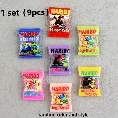 TEMU 1 Set Of 9, Mini Candy Snack Bags Candies, Dollhouse Accessories Image