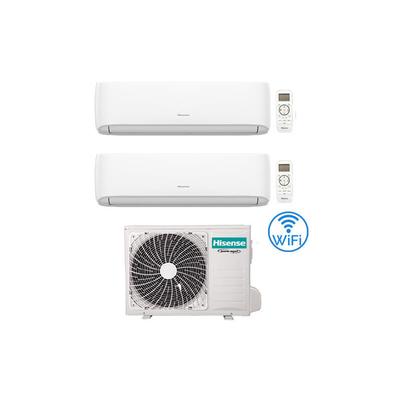 Hisense Hi Comfort Wifi R32 Dual Split Inverter Klimaanlage 9000 + 12000 BTU mit EU. 2AMW52U4RXC Image