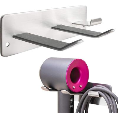 Haartrocknerhalter, wandmontierter Haartrocknerhalter, kompatibel mit allen Haartrocknern,