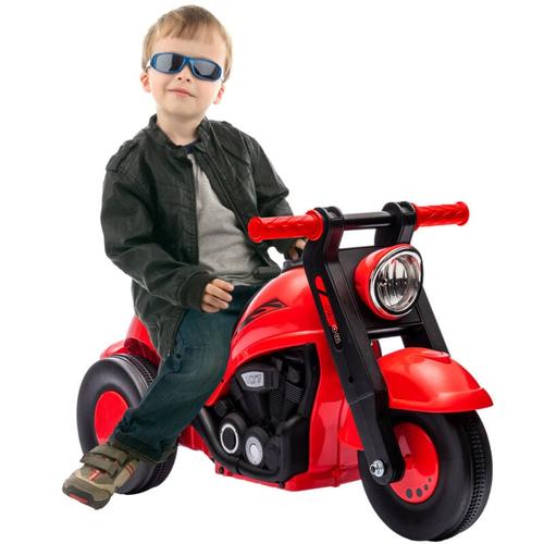 Aiyaplay - Kinder Motorrad, Rutschauto mit Musik, Kinderfahrzeug, 1,5V Kinderauto mit Blasen,