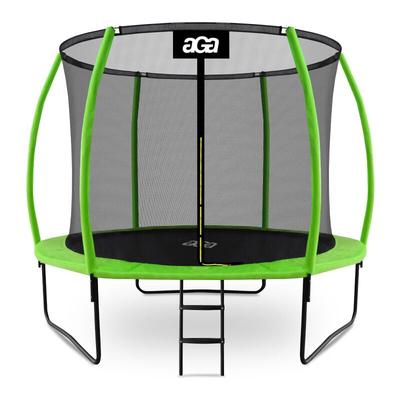 Aga sport exclusive Trampolin, Kindertrampolin, Gartentrampolin mit Sicherheitsnetz 305 cm Hellgrün Image