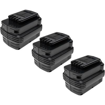 3x Akku kompatibel mit Dewalt DW008K-XE, DW017, DW017K2, DW017K2H, DW017N Elektrowerkzeug (3300 Image