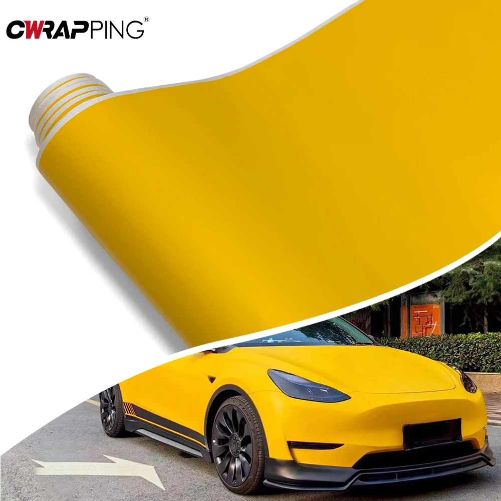 Auto Außen aufkleber selbst klebende Vinyl folie Folie Karosserie Dekoration Aufkleber wasserdicht matt Film Tuning Auto Zubehör Image