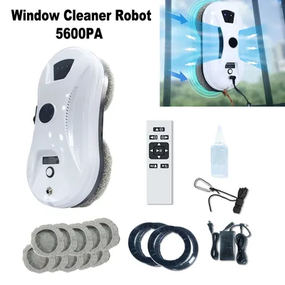 Hooha Smart Fensterputzroboter, automatisches Wasserspray und 5600-Pa-Saug-Fensterreiniger für Image