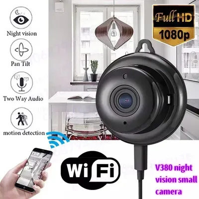 1080P WIFI Kleine Kamera Infrarot Mini Wireless IP Kamera V380 Nachtsicht CCTV Camcorder Motion Erkennen Home Security Dual audio