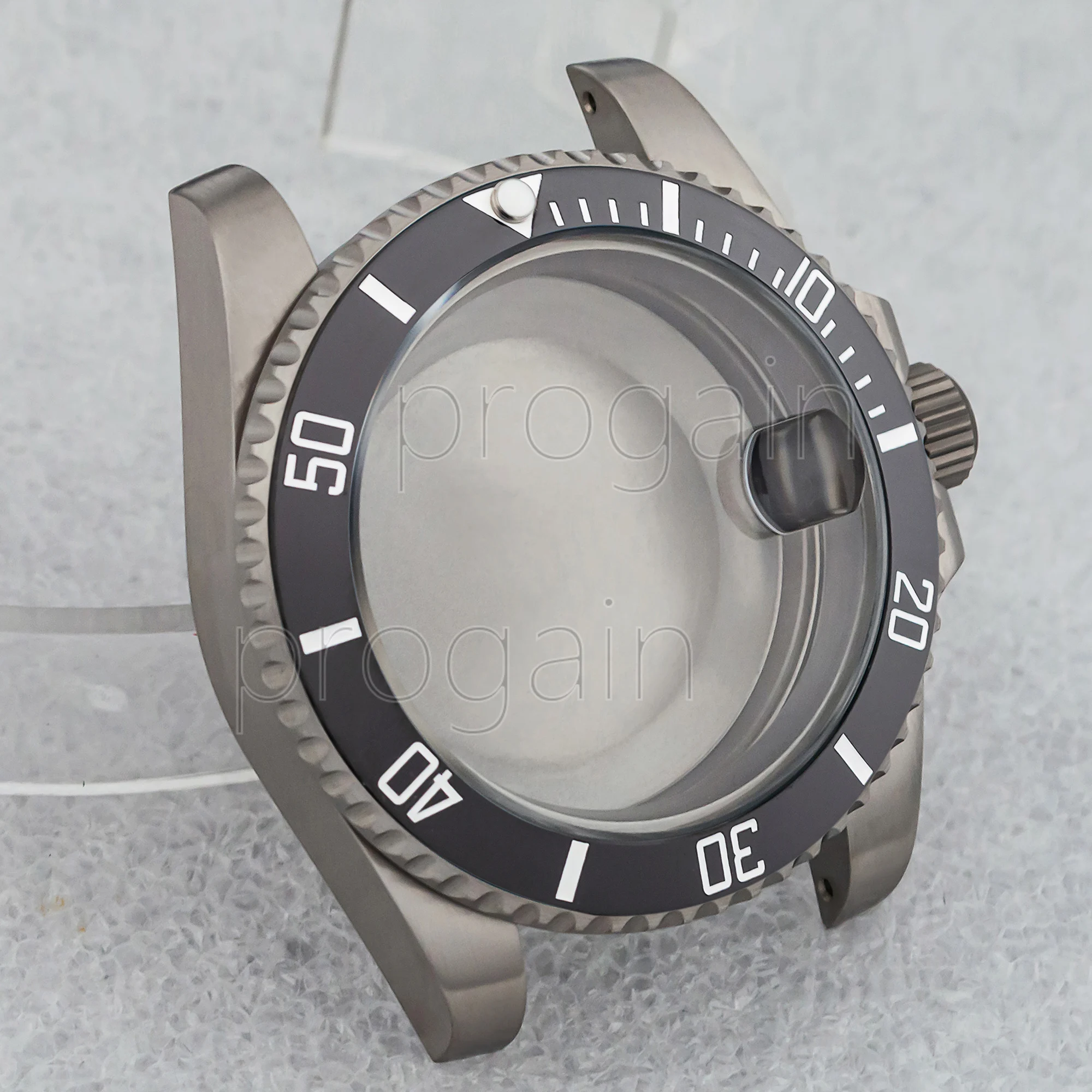 Titan-Uhrengehäuse, 40 mm, Titangehäuse für NH34 NH35 NH36 SUB GMT Uhrenarmband, Ersatzteile, NH35, Titangehäuse Image