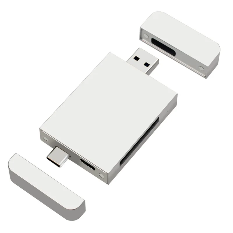 Dual Interface Magnetic Suction CFExpress USB-C 10GBPS Reader unterstützt R5 Z6 Z7 Kameras und CFE Typ-B Speicherkarten Image