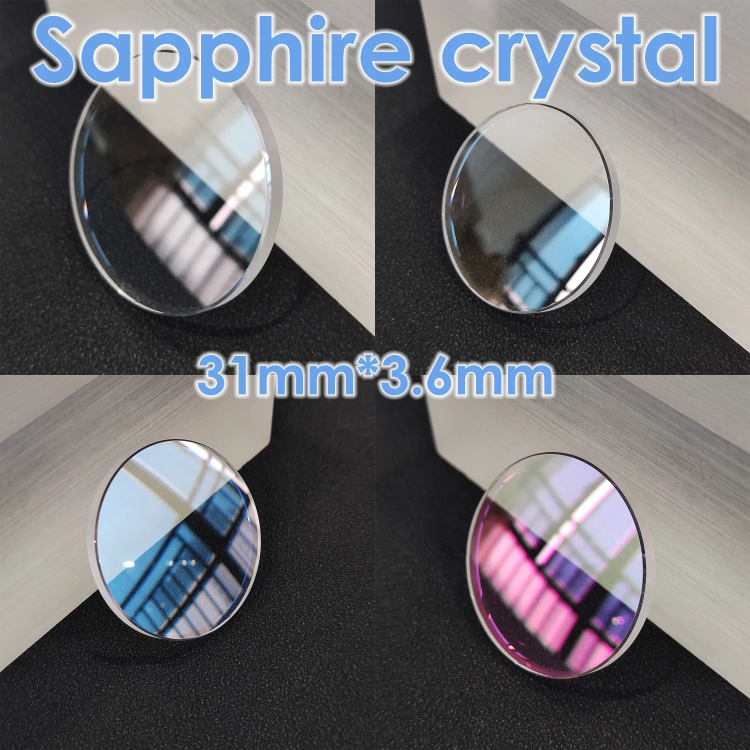 31mm * 3,6mm Saphirglas Uhrenspiegel Dual Dome AR-Beschichtung Antireflexionsfolie Anzug für SKX-Serie SRPD-Serie Uhrenteil Image
